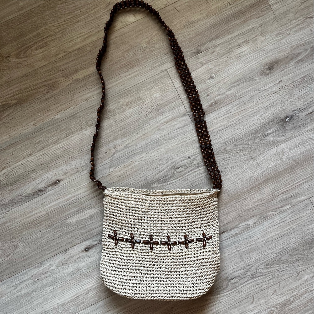 Relativity Boho Woven and Beaded Bag